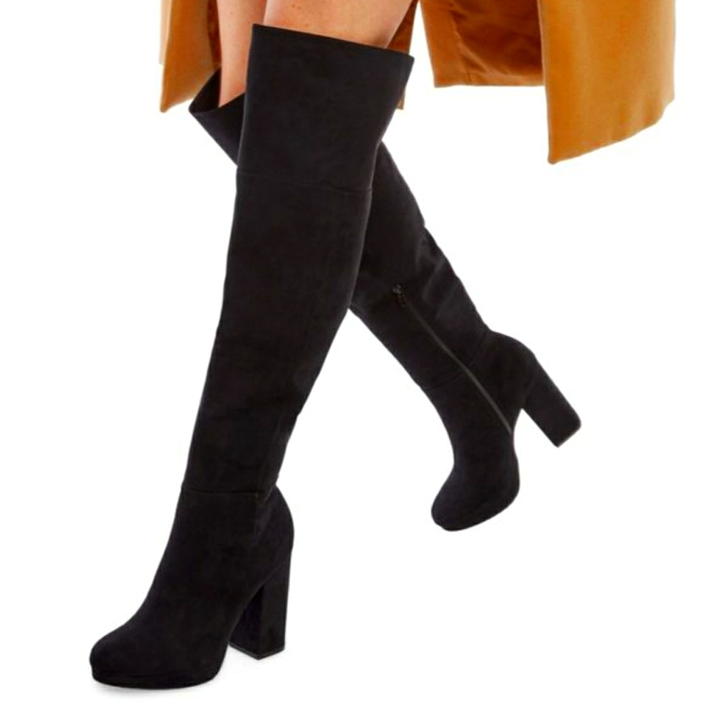 Tarja Block Heel over The Knee Boots